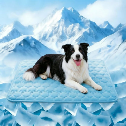 Cooling Mat for Dogs, Q-Max>0.5 Washable Dog Cooling Mat, Portable Kennel Cooling Pet Pad for Summer, Non-Slip & Non-Toxic Arc-Chills Dog Bed Mat & Crate Pad for Extra Large Dog