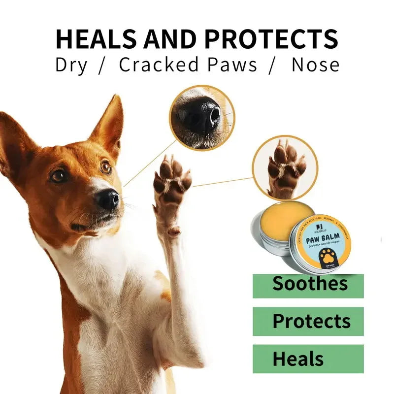 Private Label Natural Revitalizing Dog Paw Balm Nourish Protect Repair Damaged Pet Paw Balm Moisturizer Soother Dog Paw Pad Balm