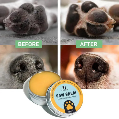 Private Label Natural Revitalizing Dog Paw Balm Nourish Protect Repair Damaged Pet Paw Balm Moisturizer Soother Dog Paw Pad Balm