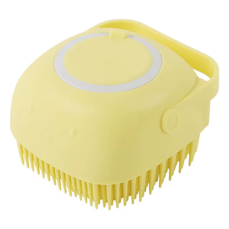 Pet Brushes Bath Massage Brush Shampoo Dispenser Dflip Flopsg Silicone Customized Logo Opp Bag Dogs Blue Pets Products Newest